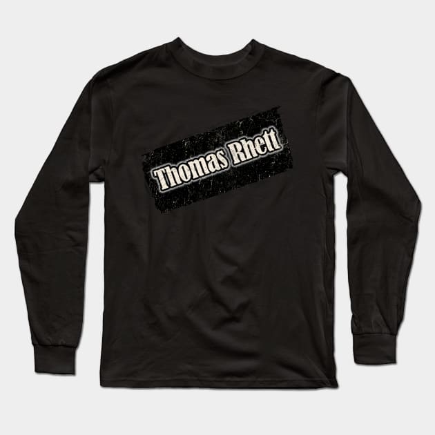 Thomas Rhett Vintage Nyindir Long Sleeve T-Shirt by NYINDIRPROJEK